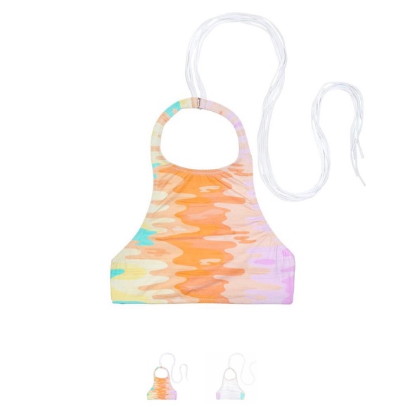 Awesome Belusso Revolve Rainbow Haltee style Camouflage Bikini. - Picture 2 of 9